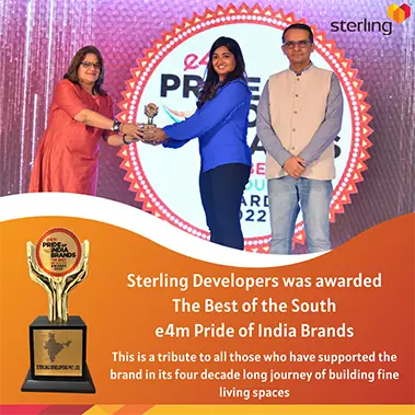The Best of the South e4m Pride of India Brands Awarded to Sterling